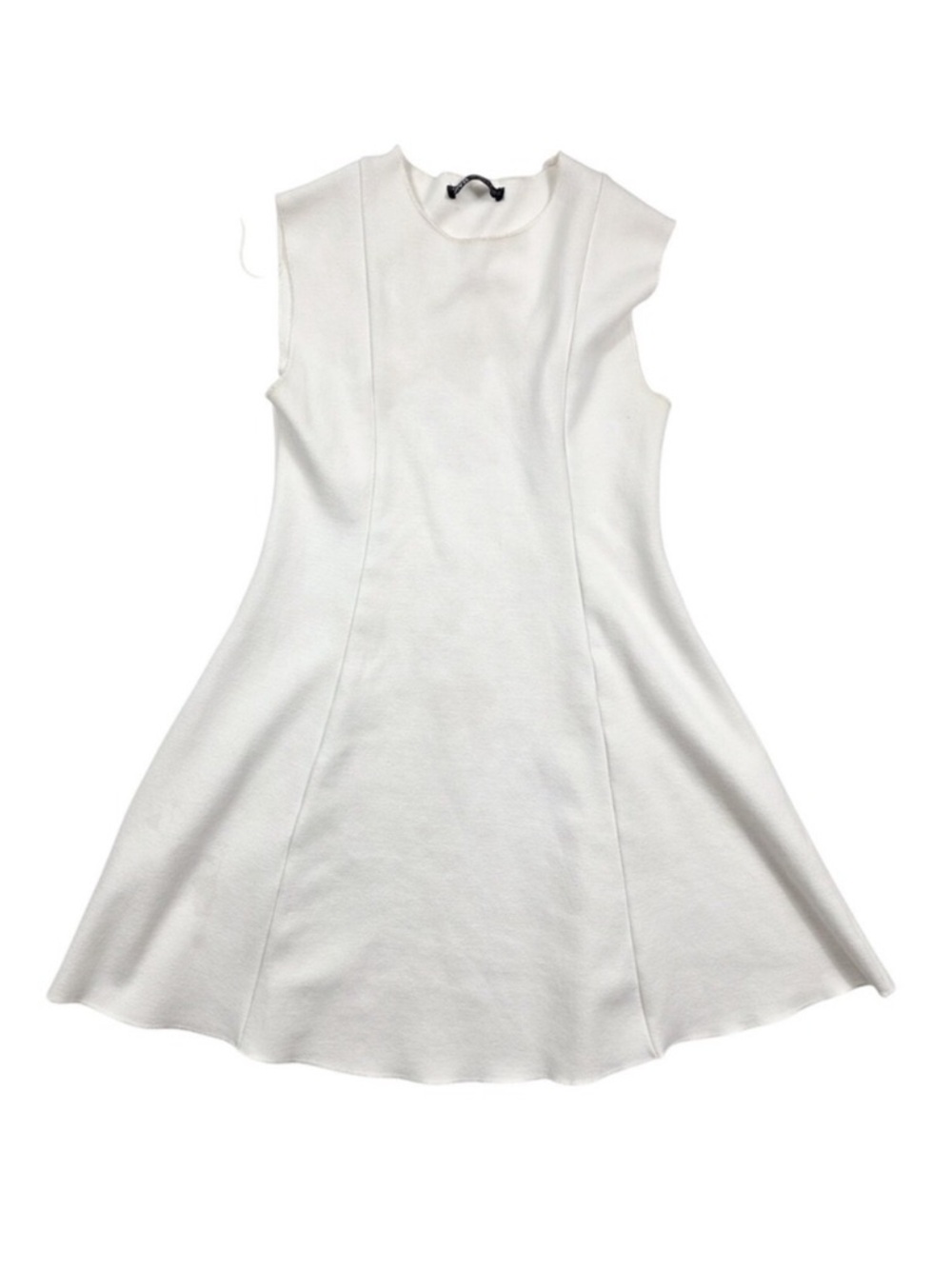 Zara Cream Crewneck Knit Top